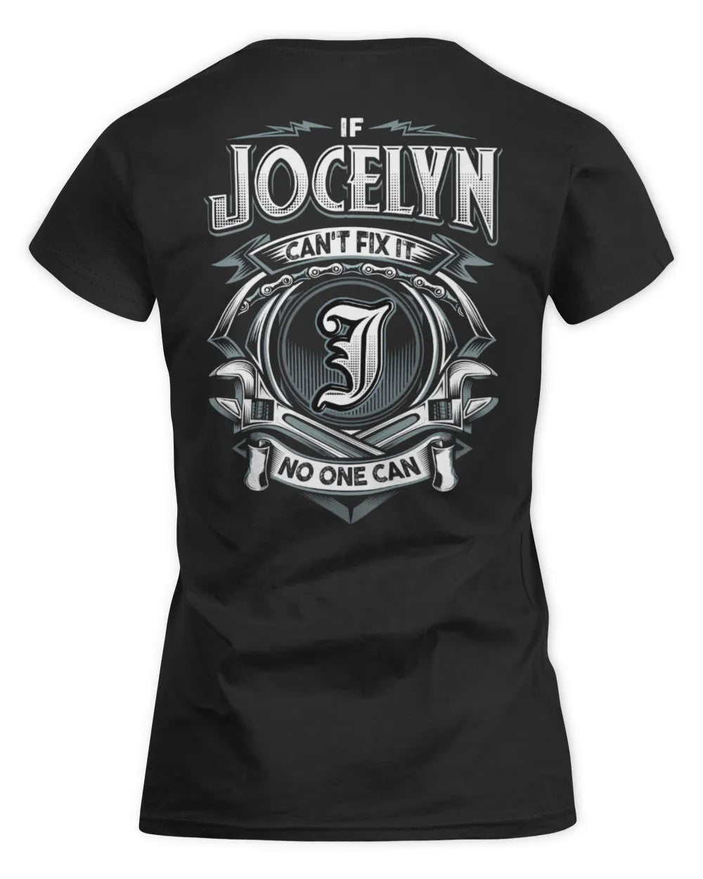 JOCELYN AP81-K4-626 - Personalized Ahmed Quote Apparel “If Ahmed Can't Fix It, No One Can” - Women's Standard T-Shirt - Black