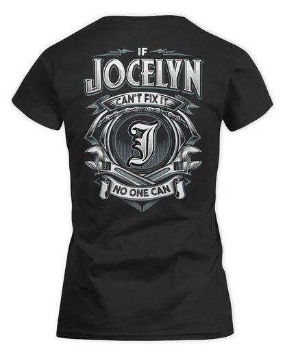 JOCELYN AP81-K4-626 - Personalized Ahmed Quote Apparel “If Ahmed Can't Fix It, No One Can” - Women's Standard T-Shirt - Black