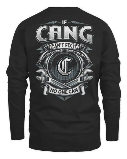 CANG AP81-K4-626 - Personalized Ahmed Quote Apparel “If Ahmed Can't Fix It, No One Can” - Men's Long Sleeved T-Shirt - Black