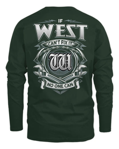 WEST AP81-K4-626 - Personalized Ahmed Quote Apparel “If Ahmed Can't Fix It, No One Can” - Men's Long Sleeved T-Shirt - Forest Green