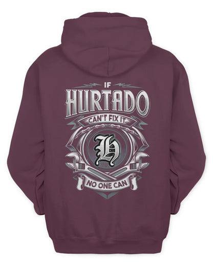 HURTADO AP81-K4-626 - Personalized Ahmed Quote Apparel “If Ahmed Can't Fix It, No One Can” - Unisex Hoodie - Maroon