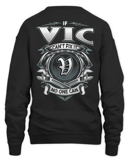 VIC AP81-K4-626 - Personalized Ahmed Quote Apparel “If Ahmed Can't Fix It, No One Can” - Unisex Sweatshirt - Black