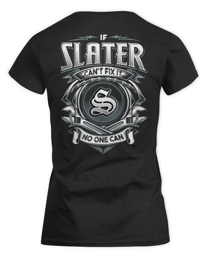 SLATER AP81-K4-626 - Personalized Ahmed Quote Apparel “If Ahmed Can't Fix It, No One Can” - Women's Standard T-Shirt - Black
