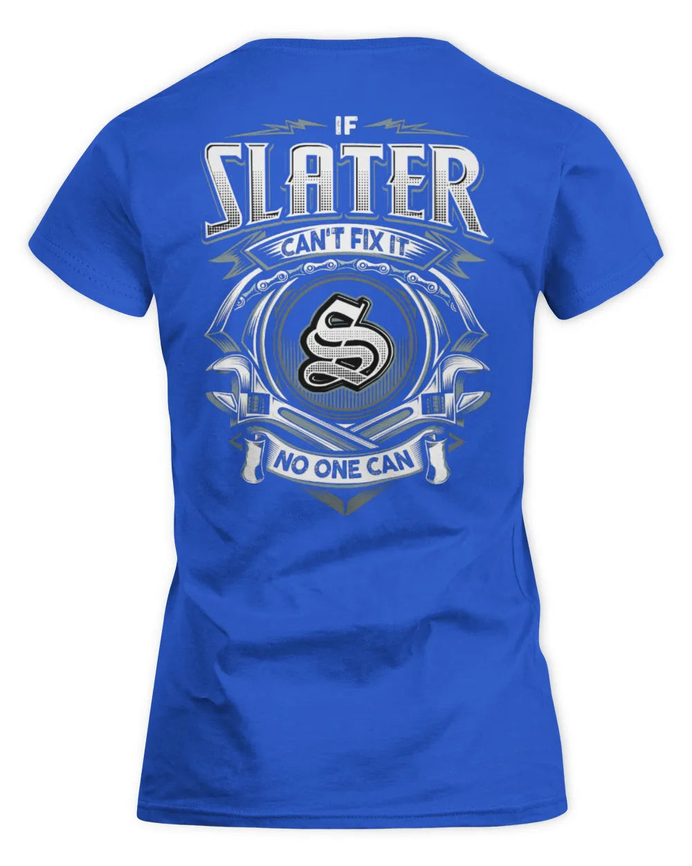 SLATER AP81-K4-626 - Personalized Ahmed Quote Apparel “If Ahmed Can't Fix It, No One Can” - Women's Standard T-Shirt - Royal