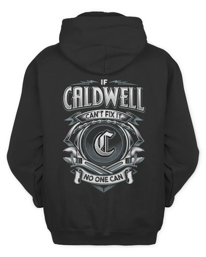 CALDWELL AP81-K4-626 - Personalized Ahmed Quote Apparel “If Ahmed Can't Fix It, No One Can” - Unisex Hoodie - Black