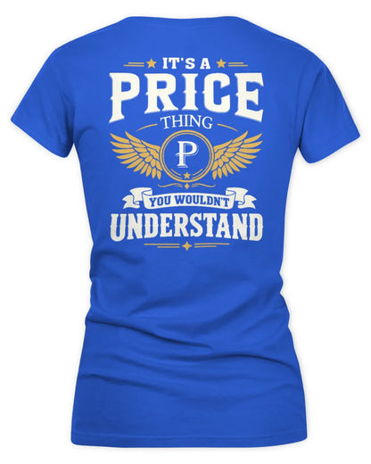 PRICE KT06-M008 It’s a [NAME] Thing – You Wouldn’t Understand | Personalized Vintage T-Shirt - Women's V-Neck T-Shirt - Royal