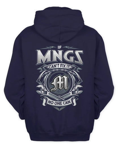 MNGS AP81-K4-626 - Personalized Ahmed Quote Apparel “If Ahmed Can't Fix It, No One Can” - Unisex Hoodie - Navy