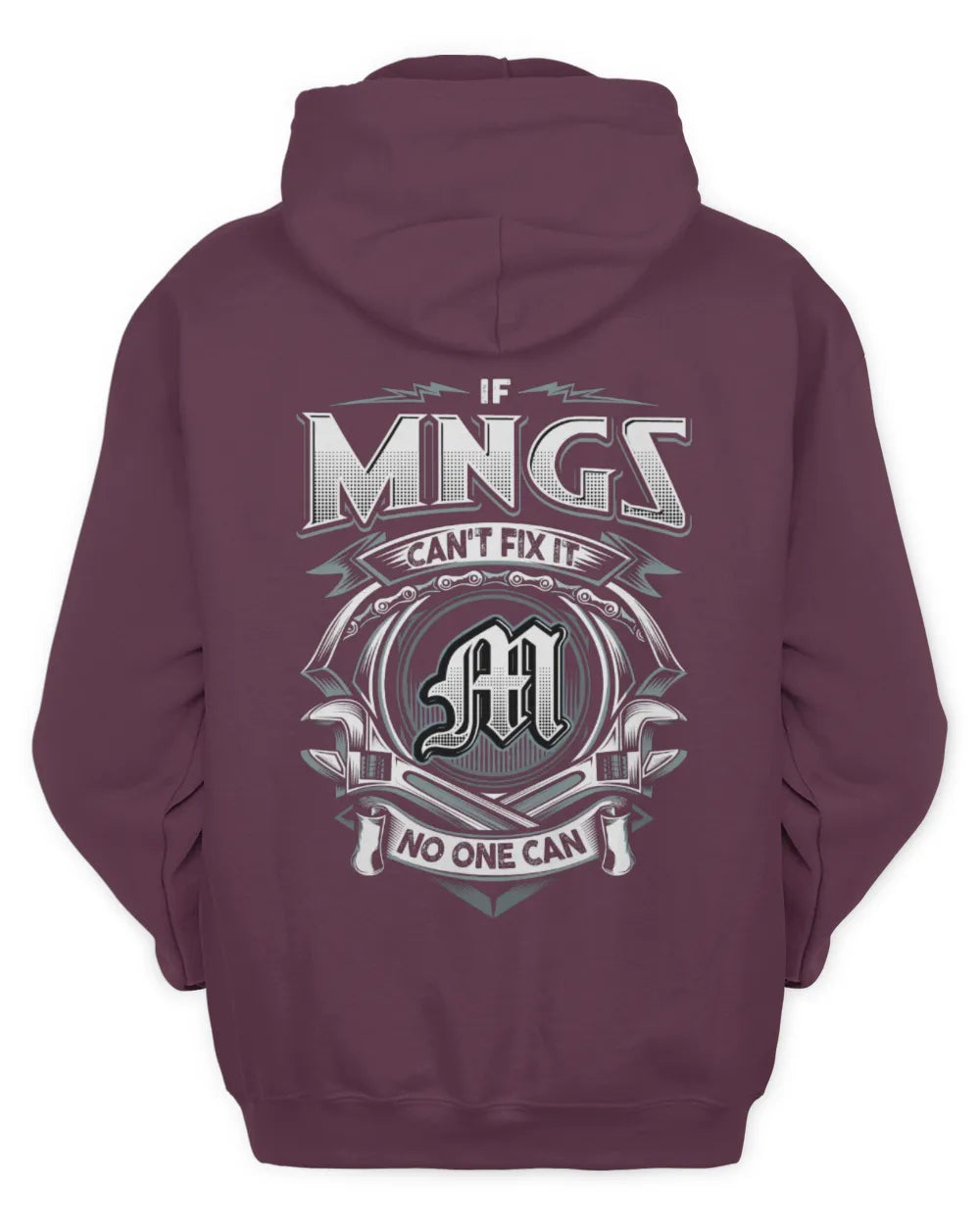 MNGS AP81-K4-626 - Personalized Ahmed Quote Apparel “If Ahmed Can't Fix It, No One Can” - Unisex Hoodie - Maroon