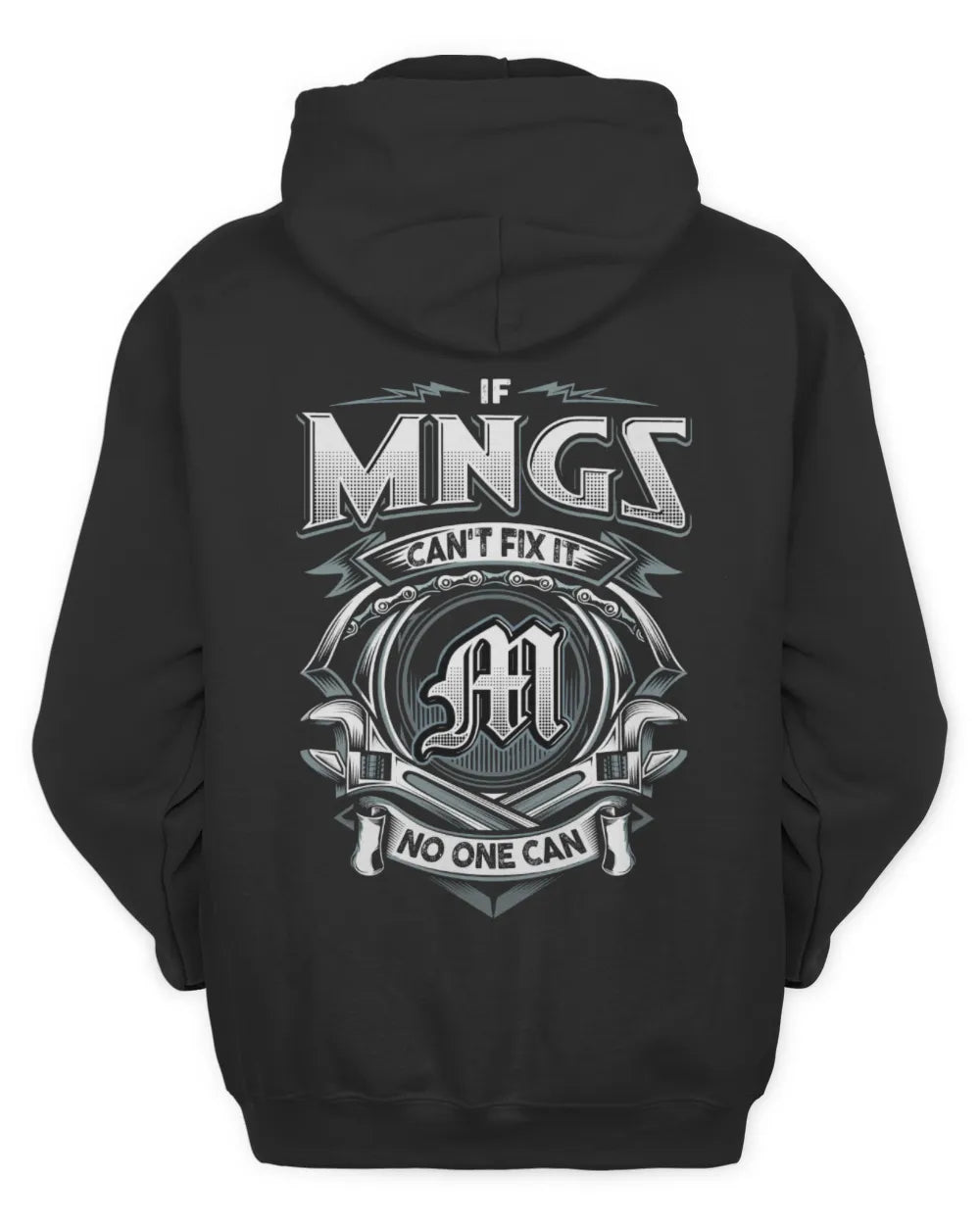 MNGS AP81-K4-626 - Personalized Ahmed Quote Apparel “If Ahmed Can't Fix It, No One Can” - Unisex Hoodie - Black