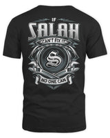 SALAH AP81-K4-626 - Personalized Ahmed Quote Apparel “If Ahmed Can't Fix It, No One Can” - Unisex Standard T-Shirt - Black