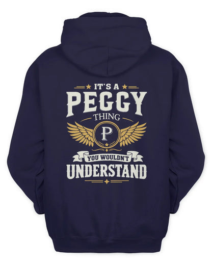 PEGGY KT06-M008 It’s a [NAME] Thing – You Wouldn’t Understand | Personalized Vintage T-Shirt - Unisex Hoodie - Navy