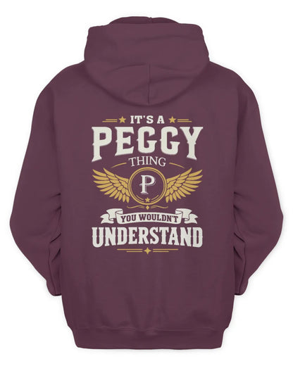 PEGGY KT06-M008 It’s a [NAME] Thing – You Wouldn’t Understand | Personalized Vintage T-Shirt - Unisex Hoodie - Maroon
