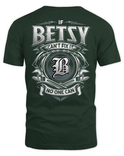BETSY AP81-K4-626 - Personalized Ahmed Quote Apparel “If Ahmed Can't Fix It, No One Can” - Unisex Standard T-Shirt - Forest Green