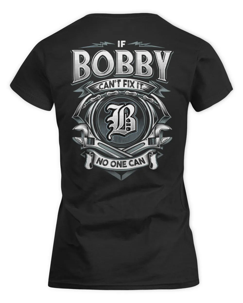 BOBBY AP81-K4-626 - Personalized Ahmed Quote Apparel “If Ahmed Can't Fix It, No One Can” - Women's Standard T-Shirt - Black