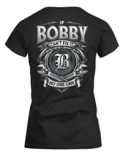BOBBY AP81-K4-626 - Personalized Ahmed Quote Apparel “If Ahmed Can't Fix It, No One Can” - Women's Standard T-Shirt - Black