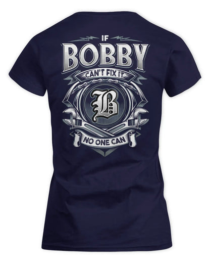 BOBBY AP81-K4-626 - Personalized Ahmed Quote Apparel “If Ahmed Can't Fix It, No One Can” - Women's Standard T-Shirt - Navy