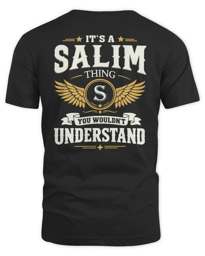 SALIM KT06-M008 It’s a [NAME] Thing – You Wouldn’t Understand | Personalized Vintage T-Shirt - Unisex Standard T-Shirt - Black