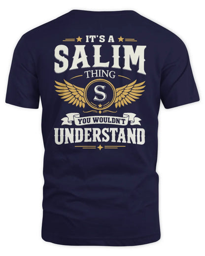 SALIM KT06-M008 It’s a [NAME] Thing – You Wouldn’t Understand | Personalized Vintage T-Shirt - Unisex Standard T-Shirt - Navy