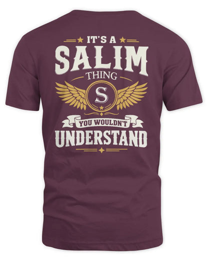 SALIM KT06-M008 It’s a [NAME] Thing – You Wouldn’t Understand | Personalized Vintage T-Shirt - Unisex Standard T-Shirt - Maroon