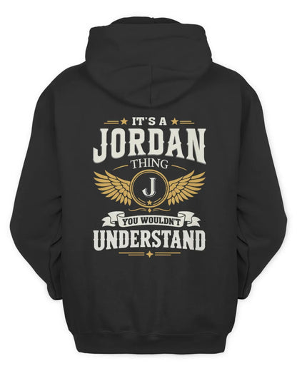 JORDAN KT06-M008 It’s a [NAME] Thing – You Wouldn’t Understand | Personalized Vintage T-Shirt - Unisex Hoodie - Black