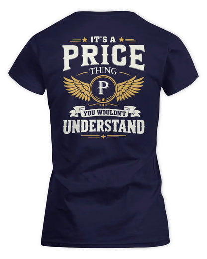 PRICE KT06-M008 It’s a [NAME] Thing – You Wouldn’t Understand | Personalized Vintage T-Shirt - Women's Standard T-Shirt - Navy