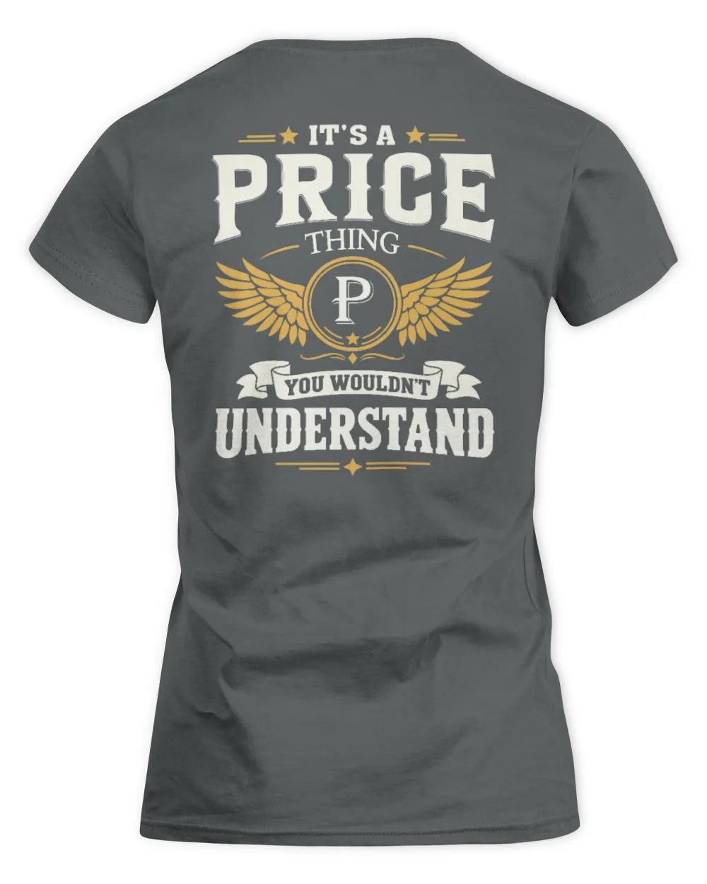 PRICE KT06-M008 It’s a [NAME] Thing – You Wouldn’t Understand | Personalized Vintage T-Shirt - Women's Standard T-Shirt - Charcoal