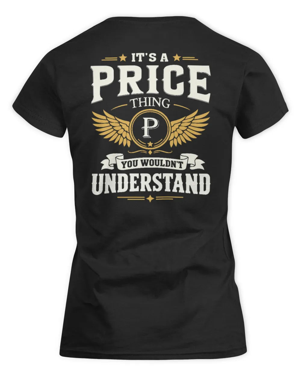 PRICE KT06-M008 It’s a [NAME] Thing – You Wouldn’t Understand | Personalized Vintage T-Shirt - Women's Standard T-Shirt - Black