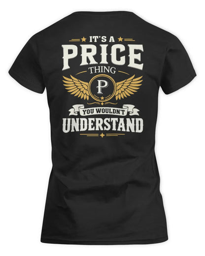 PRICE KT06-M008 It’s a [NAME] Thing – You Wouldn’t Understand | Personalized Vintage T-Shirt - Women's Standard T-Shirt - Black