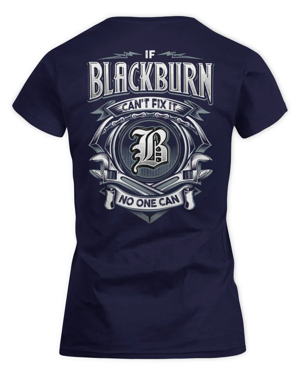 BLACKBURN AP81-K4-626 - Personalized Ahmed Quote Apparel “If Ahmed Can't Fix It, No One Can” - Women's Standard T-Shirt - Navy