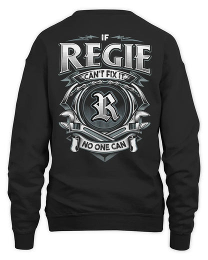 REGIE AP81-K4-626 - Personalized Ahmed Quote Apparel “If Ahmed Can't Fix It, No One Can” - Unisex Sweatshirt - Black