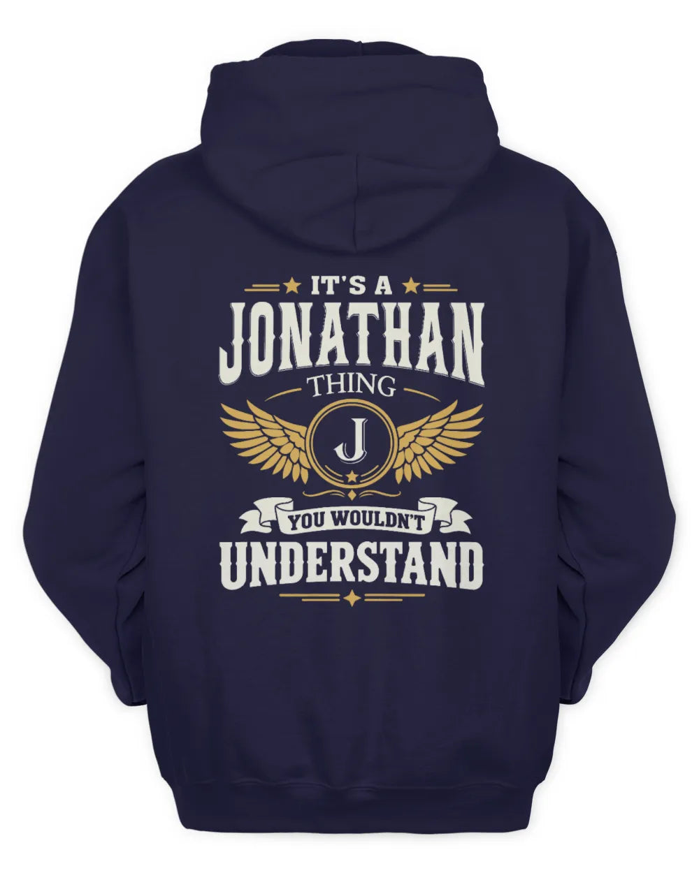 JONATHAN KT06-M008 It’s a [NAME] Thing – You Wouldn’t Understand | Personalized Vintage T-Shirt - Unisex Hoodie - Navy