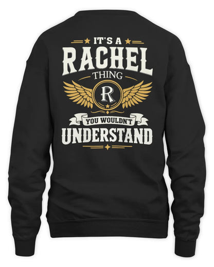 RACHEL KT06-M008 It’s a [NAME] Thing – You Wouldn’t Understand | Personalized Vintage T-Shirt - Unisex Sweatshirt - Black