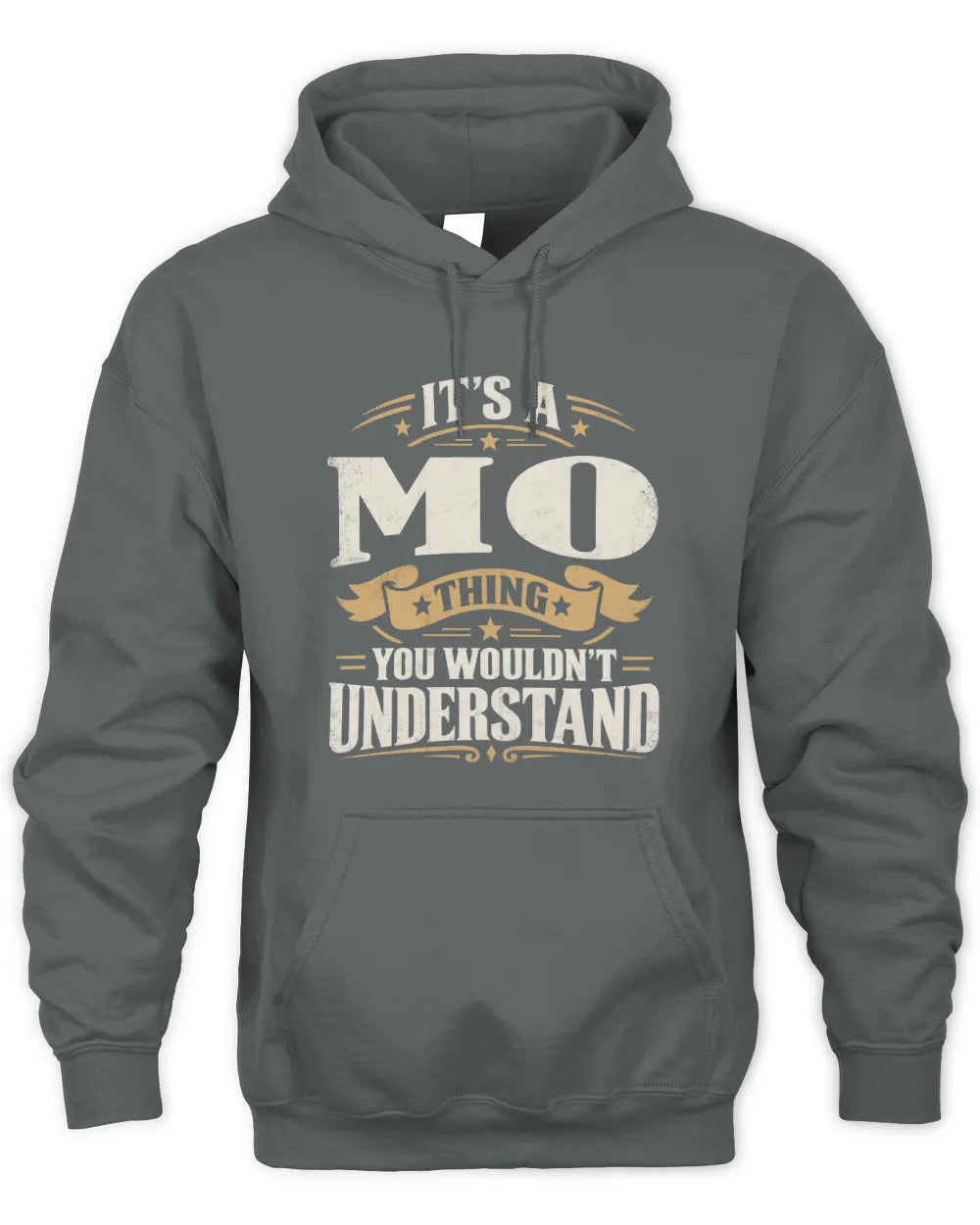 MO P08 TH51 - Personalized “It’s a/an [NAME] Thing – You Wouldn’t Understand” Shirt - Unisex Hoodie - Charcoal