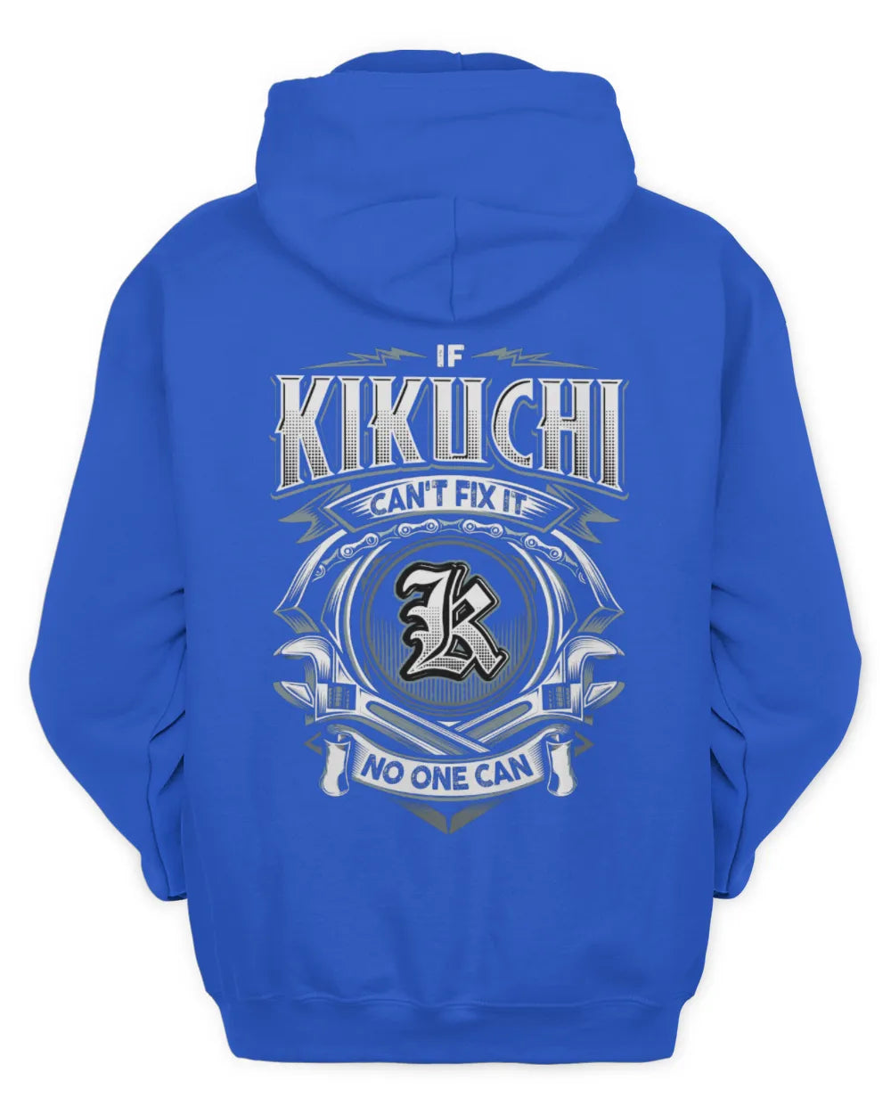 KIKUCHI AP81-K4-626 - Personalized Ahmed Quote Apparel “If Ahmed Can't Fix It, No One Can” - Unisex Hoodie - Royal