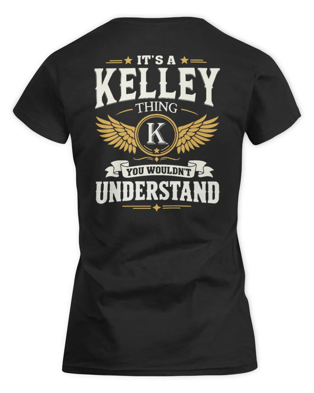 KELLEY KT06-M008 It’s a [NAME] Thing – You Wouldn’t Understand | Personalized Vintage T-Shirt - Women's Standard T-Shirt - Black