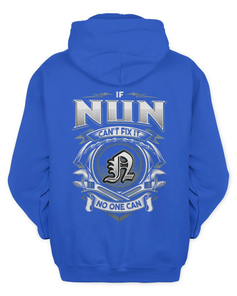 NUN AP81-K4-626 - Personalized Ahmed Quote Apparel “If Ahmed Can't Fix It, No One Can” - Unisex Hoodie - Royal