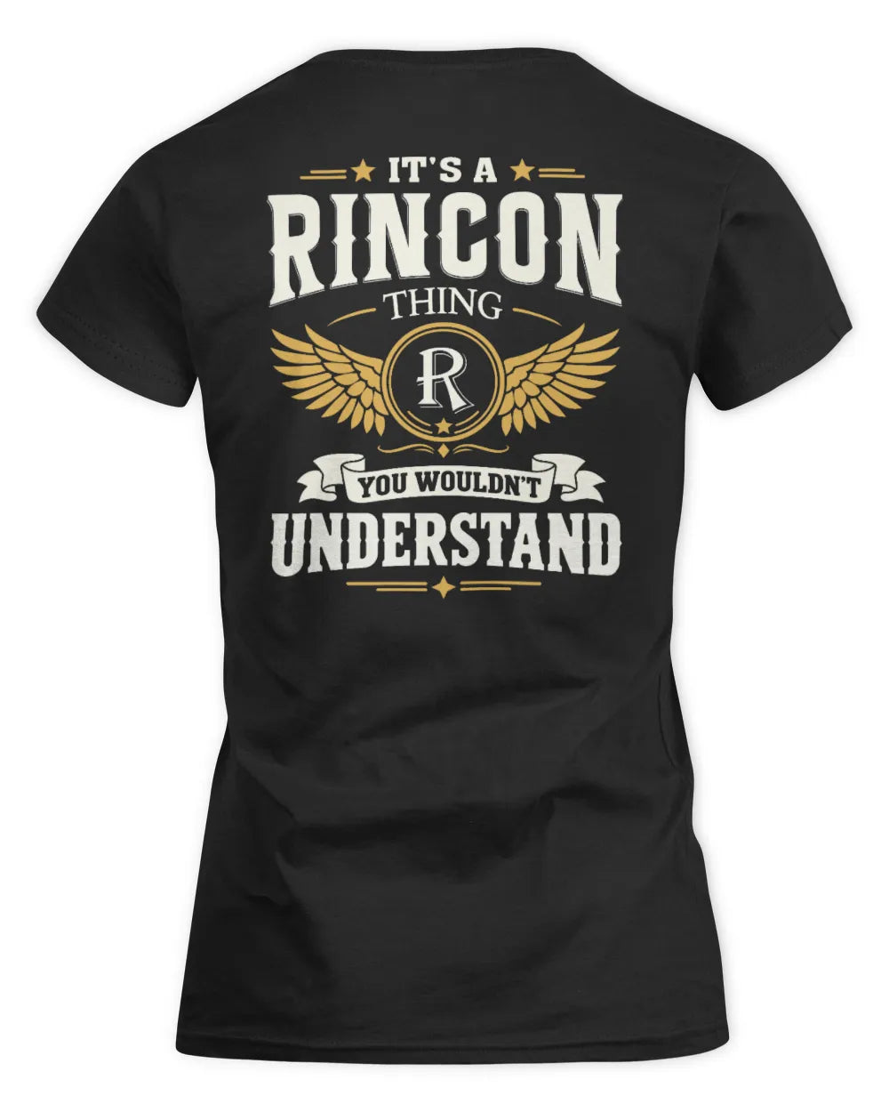 RINCON KT06-M008 It’s a [NAME] Thing – You Wouldn’t Understand | Personalized Vintage T-Shirt - Women's Standard T-Shirt - Black