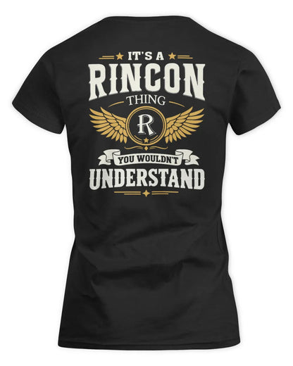 RINCON KT06-M008 It’s a [NAME] Thing – You Wouldn’t Understand | Personalized Vintage T-Shirt - Women's Standard T-Shirt - Black