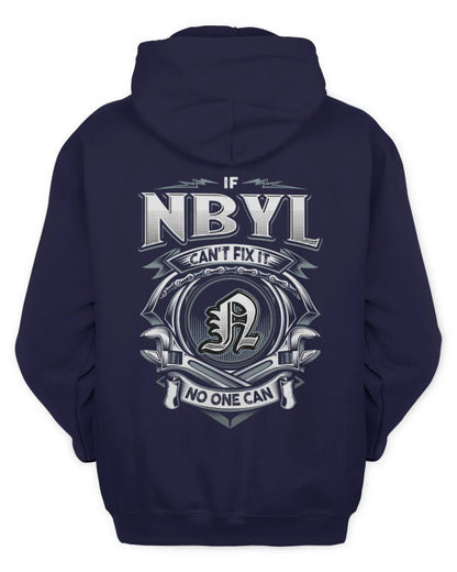 NBYL AP81-K4-626 - Personalized Ahmed Quote Apparel “If Ahmed Can't Fix It, No One Can” - Unisex Hoodie - Navy