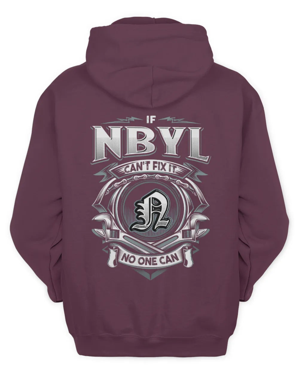 NBYL AP81-K4-626 - Personalized Ahmed Quote Apparel “If Ahmed Can't Fix It, No One Can” - Unisex Hoodie - Maroon