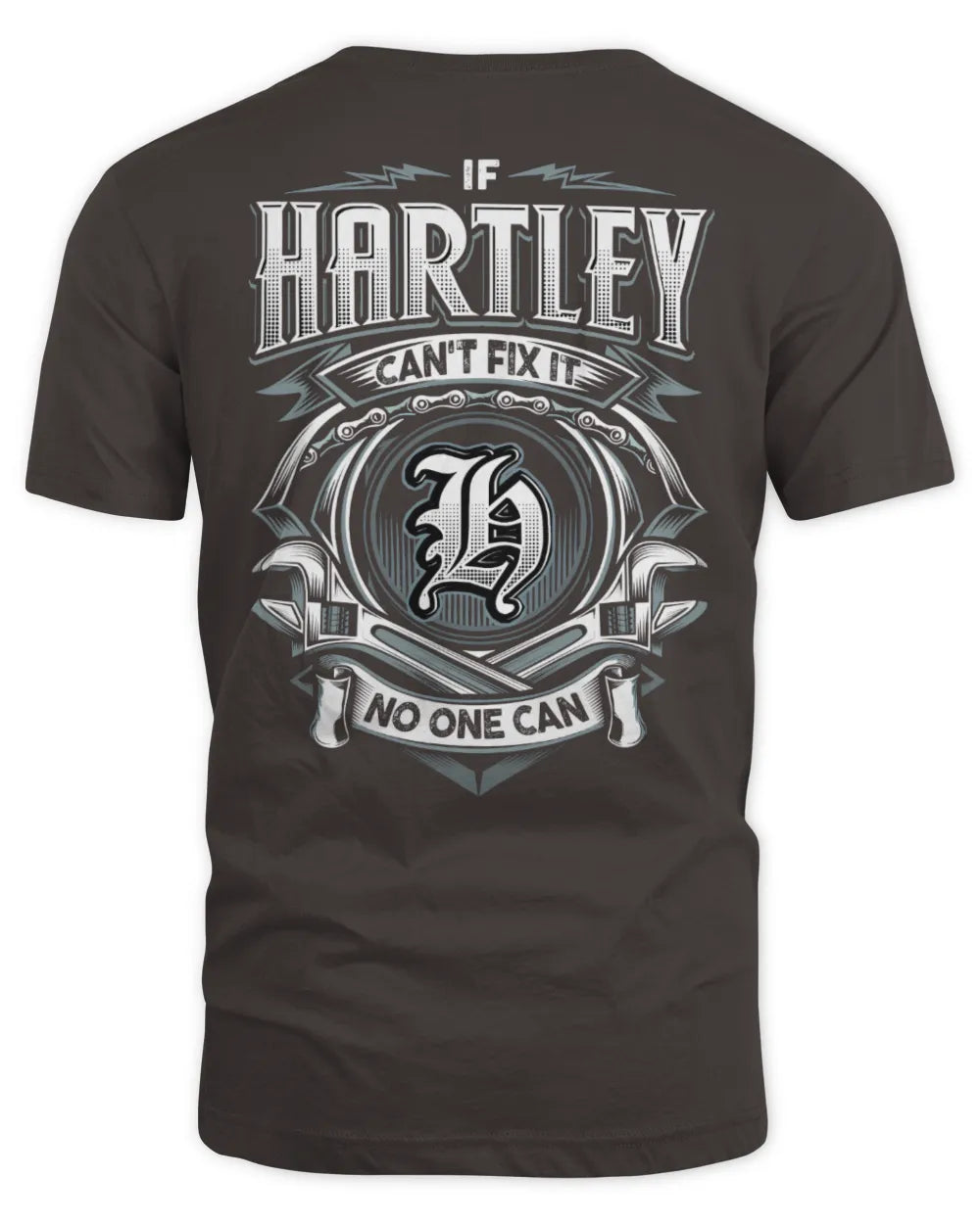 HARTLEY AP81-K4-626 - Personalized Ahmed Quote Apparel “If Ahmed Can't Fix It, No One Can” - Unisex Standard T-Shirt - Dark Chocolate