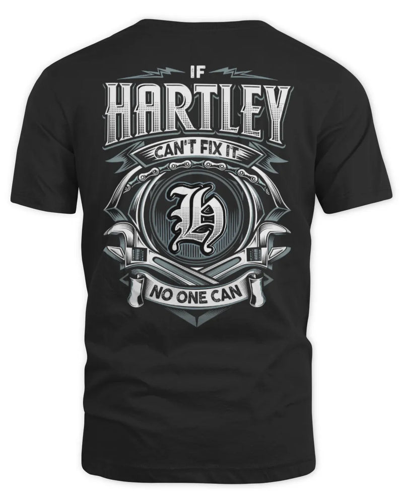HARTLEY AP81-K4-626 - Personalized Ahmed Quote Apparel “If Ahmed Can't Fix It, No One Can” - Unisex Standard T-Shirt - Black