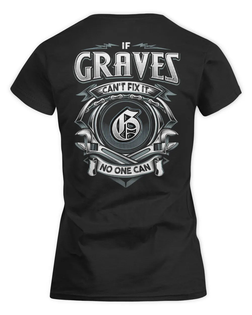 GRAVES AP81-K4-626 - Personalized Ahmed Quote Apparel “If Ahmed Can't Fix It, No One Can” - Women's Standard T-Shirt - Black