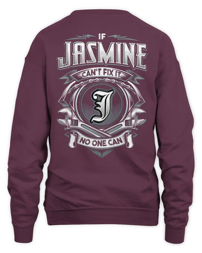 JASMINE AP81-K4-626 - Personalized Ahmed Quote Apparel “If Ahmed Can't Fix It, No One Can” - Unisex Sweatshirt - Maroon