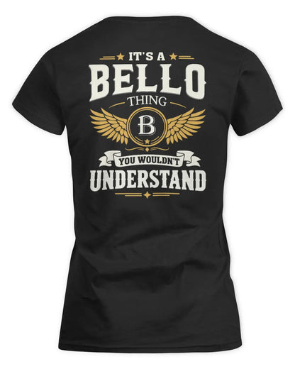 BELLO KT06-M008 It’s a [NAME] Thing – You Wouldn’t Understand | Personalized Vintage T-Shirt - Women's Standard T-Shirt - Black
