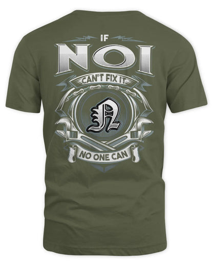 NOI AP81-K4-626 - Personalized Ahmed Quote Apparel “If Ahmed Can't Fix It, No One Can” - Unisex Standard T-Shirt - Military Green