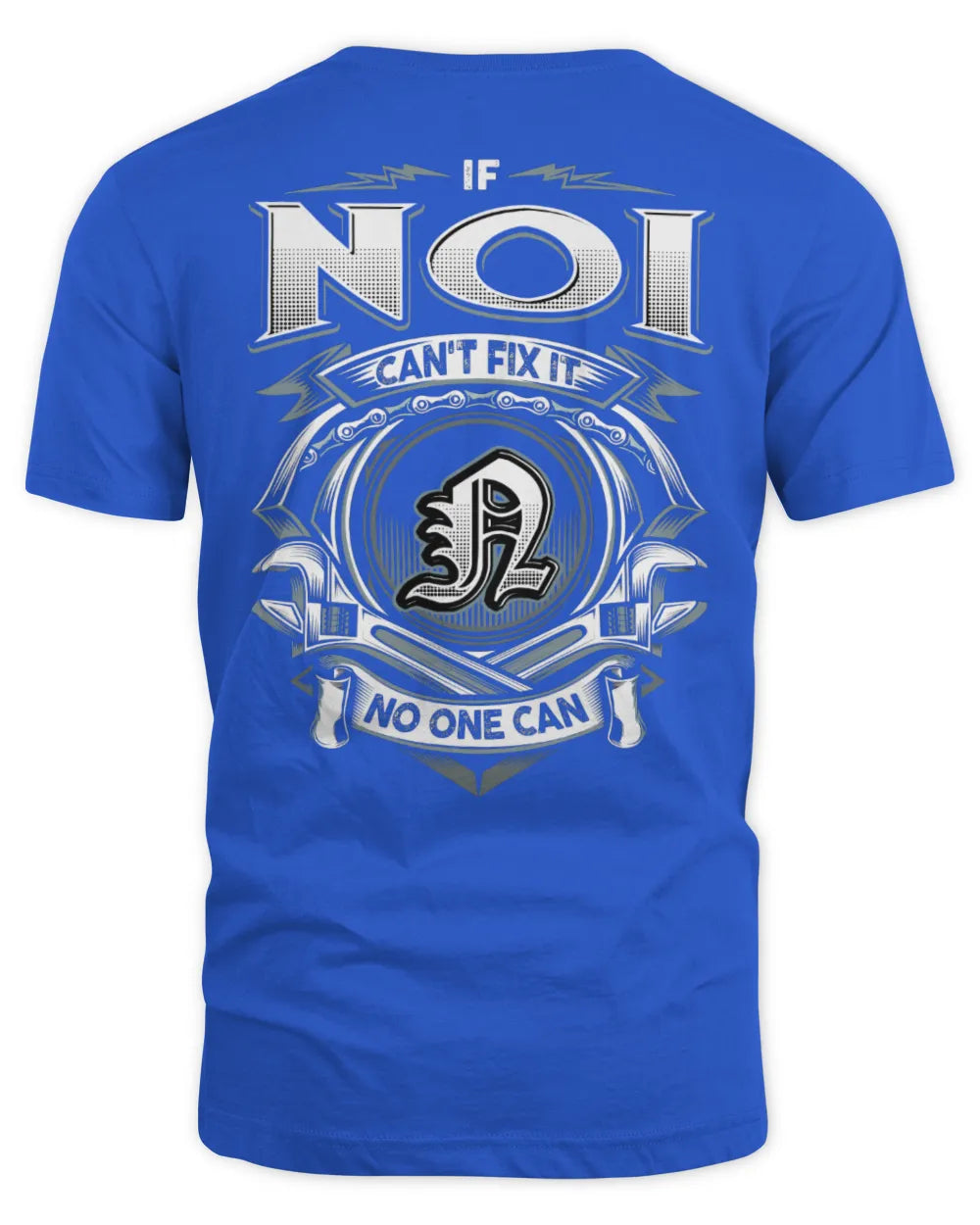 NOI AP81-K4-626 - Personalized Ahmed Quote Apparel “If Ahmed Can't Fix It, No One Can” - Unisex Standard T-Shirt - Royal
