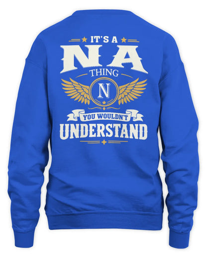 NA KT06-M008 It’s a [NAME] Thing – You Wouldn’t Understand | Personalized Vintage T-Shirt - Unisex Sweatshirt - Royal