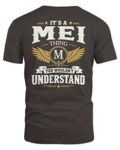MEI KT06-M008 It’s a [NAME] Thing – You Wouldn’t Understand | Personalized Vintage T-Shirt - Unisex Standard T-Shirt - Dark Chocolate