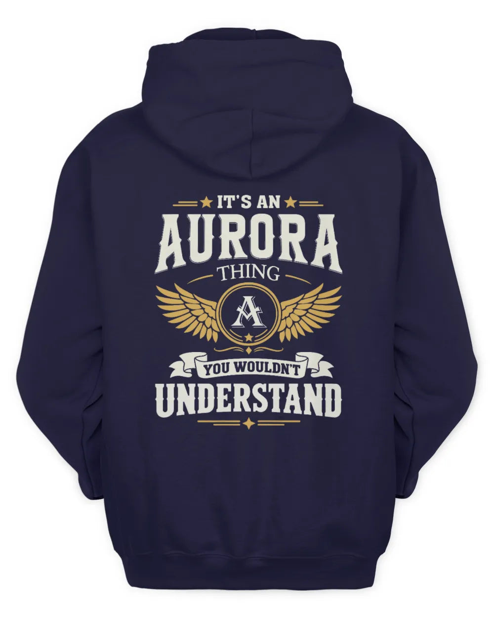 AURORA KT06-M008 It’s a [NAME] Thing – You Wouldn’t Understand | Personalized Vintage T-Shirt - Unisex Hoodie - Navy